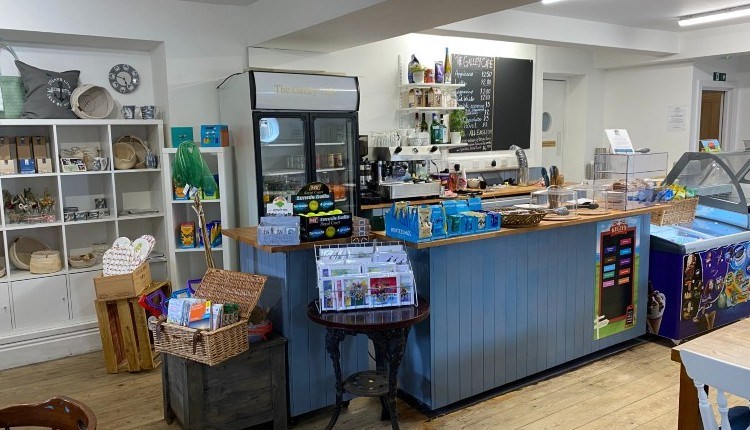 Gallery cafe at The Pilot Boat, Bembridge, Isle of Wight, eat and drink