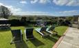 Garden at Three Gables, Isle of Wight, Self Catering, Rural West Wight