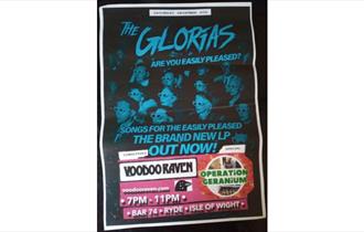 The Gloria's poster, music event, what's on, Ryde, Isle of Wight