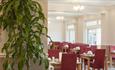 Dining area at Luccombe Hall Hotel in Shanklin - Isle of Wight Hotels.