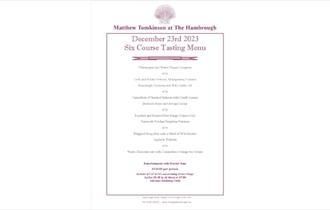 Isle of Wight, Things to do, Eating out, Christmas tasting menu with live music, The Hambrough, Ventnor