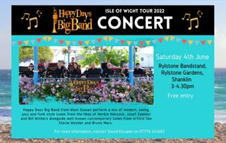 Isle of Wight, Happy Days Big Band, Rylstone Bandstand, Shanklin,