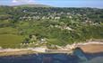 Isle of Wight, Accommodation, Self Catering, Hill Croft, Niton Undercliff, Aerial View