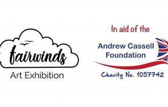 Logo for Fairwinds Art Exhibition, Cowes, what's on, event