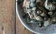 Variety of shellfish at The Coast Bar & Dining Room, Cowes, Eat & Drink