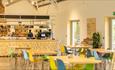 Inside cafe at at Harvey Browns, farm shop, local produce, Isle of Wight