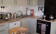 Kitchen at Sea Breezes, self catering, Isle of Wight