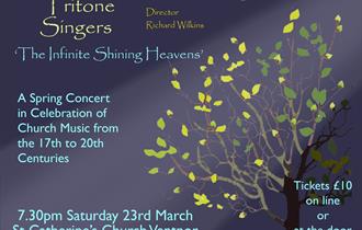 Tritone Singers Spring Concert poster, what's on, event, Isle of Wight
