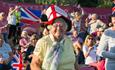 Lady with a hat on enjoying the music, The Wight Proms, what's on, event, Cowes, Isle of Wight