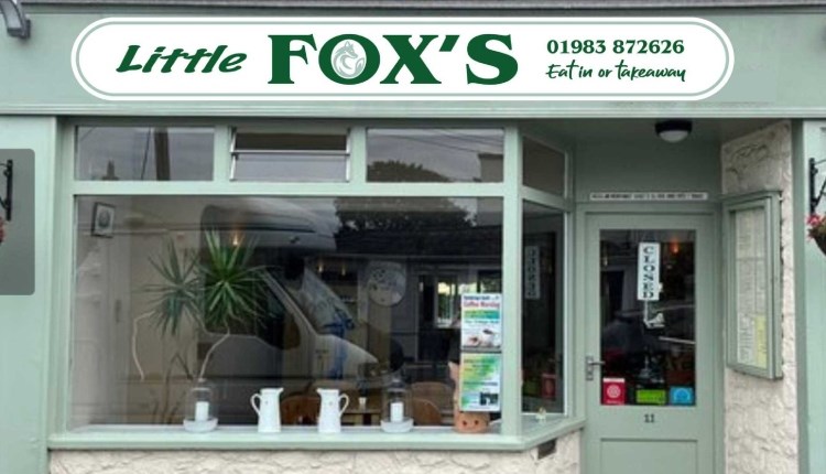 Isle of Wight, Eating Out, Little Fox's Cafe. Bembridge, Frontage