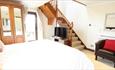 Bedroom in Needles View Apartment at Chale Bay Farm - Self Catering, Isle of Wight