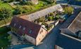 Isle of Wight, accommodation, self catering, Newclose Farm Aerial View , Thorley, West Wight