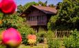 The Swiss Cottage garden at Osborne, attraction, things to do, East Cowes, Isle of Wight