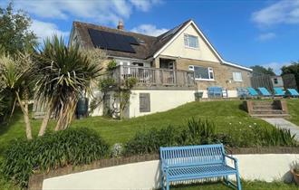 Outside view of Three Gables, Isle of Wight, Self Catering, Rural West Wight