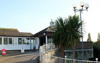 Outside view of Fitness Gurnard where The Food Shack is based, cafe, Isle of Wight