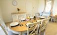 Dining Area in Purbeck View Apartment at Chale Bay Farm - Self catering, Isle of Wight