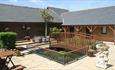 Courtyard at Chale Bay Farm - Self Catering, Isle of Wight