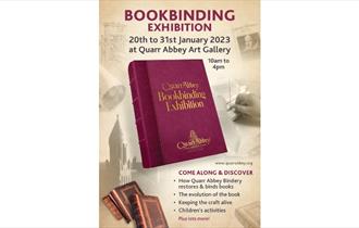 Isle of Wight, Things to do, Quarr Abbey, Book binding exhibition, Ryde