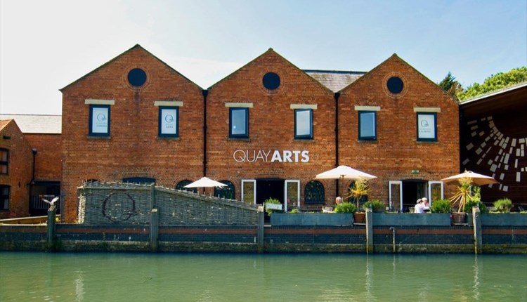 Outside view of Quay Arts from Newport Harbour, music, workshop, Isle of Wight, what's on, event