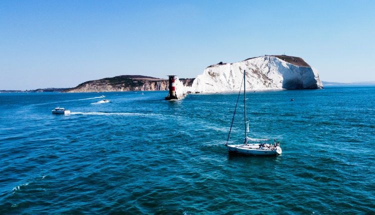 Salty Sailing yacht sailing near the Needles, charters, tours, water activities, Isle of Wight