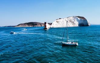 Salty Sailing yacht sailing near the Needles, charters, tours, water activities, Isle of Wight