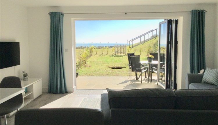 Isle of Wight, Self Catering, Accommodation, Seashells, Sandown, View from Living area.