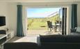 Isle of Wight, Self Catering, Accommodation, Seashells, Sandown, View from Living area.