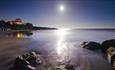 Full moon over Steephill Cove beach, Ventnor, Isle of Wight, Things to Do