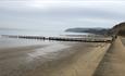Isle of Wight, Eating out, Beach Cafe, Strollers Cafe, Sandown, beach view
