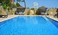 Swimming pool at Haven Hall hotel, Shanklin, Isle of Wight