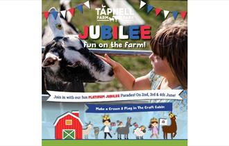 Jubilee event poster at Tapnell Farm Park, what's on, event, Isle of Wight