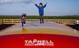 Kids bouncing on the pillow at Tapnell Farm Park, Things to Do, Isle of Wight