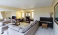 Living area at Tapnell Manor, Self-catering, West Wight, Isle of Wight