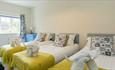 Triple bedroom at Tapnell Manor, Self-catering, West Wight, Isle of Wight