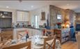 Isle of Wight, Accommodation, Self Catering, The Old Boat House, Seaview, Kitchen Dining area