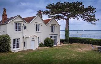 Outside view of Rosetta Cottage, National Trust, Isle of Wight, self catering - Image credit: Mike Henton