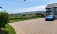 Rolling countryside surrounding Tollgate Cottages Bed & Breakfast, Isle of Wight