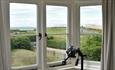 Isle of Wight, Accommodation, Greystone Cottage, Brook, View Towards Cliffs and Coast
