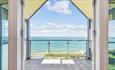 Balcony with sea view at at The Sea House, Seaview, self catering, luxury, beach house