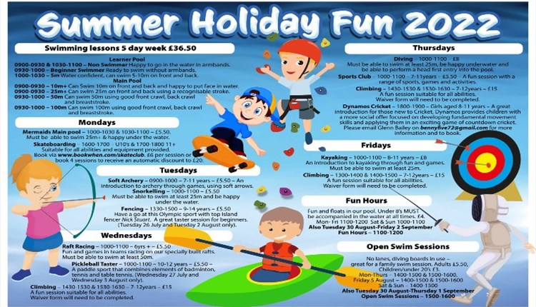 Isle of Wight, Holiday Fun, West Wight Sports Centre, Summer Holiday Activities