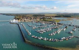 Aerial view of Yarmouth Harbour