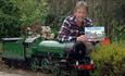 Isle of Wight, Things to Do, Isle of Wight Steam Railway, Events, Childrens/Family Fun, Chris Vine with Peters Railway book