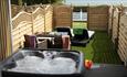 Hot tub at Luccombe Hall Hotel in Shanklin - Isle of Wight Hotels.