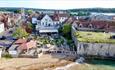 Aerial view of The George Hotel, Yarmouth, Isle of Wight