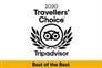 TripAdvisor Travellers Choice Best of the Best Award - 2020