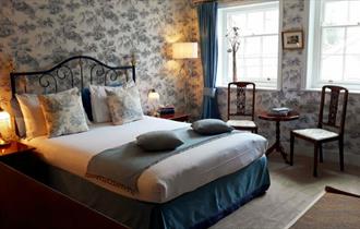 Double bedroom at Keats Cottage, Shanklin, B&B, Isle of Wight