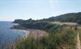 Isle of Wight, Accommodation, Self Catering Farm Cottages, Ventnor, Cliff Path View