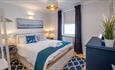 Double bedroom at Blue Wave apartment, self-catering, Cowes, Isle of Wight