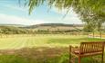 Rolling countryside views at Kingates Farm Cottages, Isle of Wight, Self Catering
