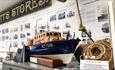 Lifeboat display at Bembridge Heritage Visitor Centre, Things to do, museum, Isle of Wight